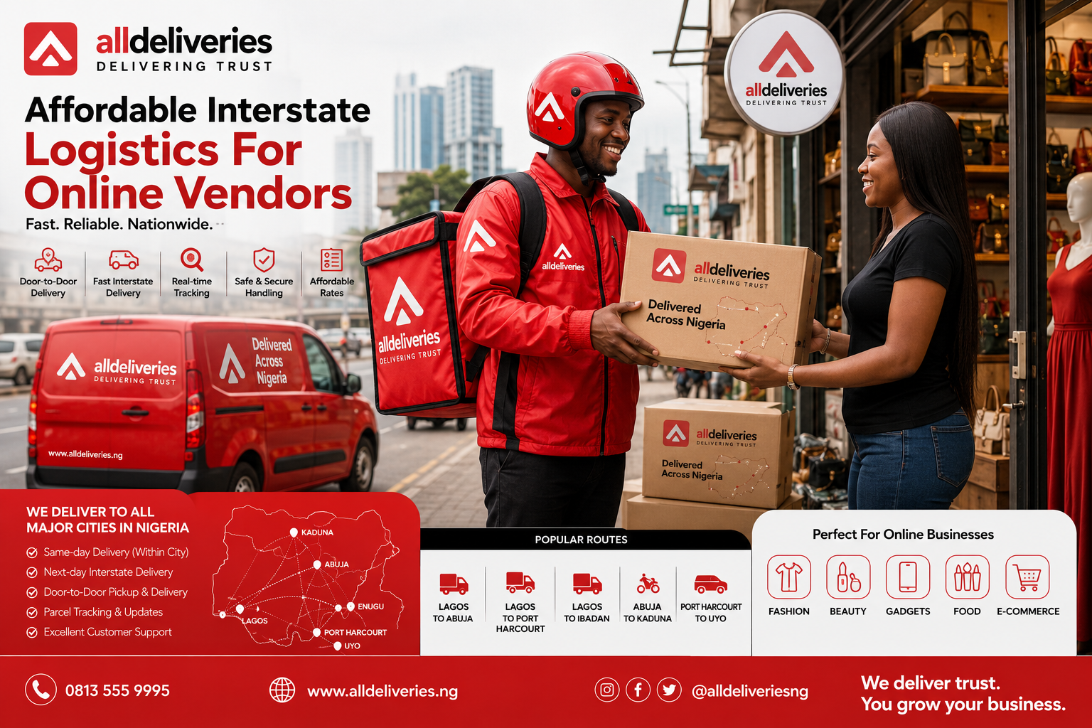 Affordable Interstate Logistics Company for Online Vendors