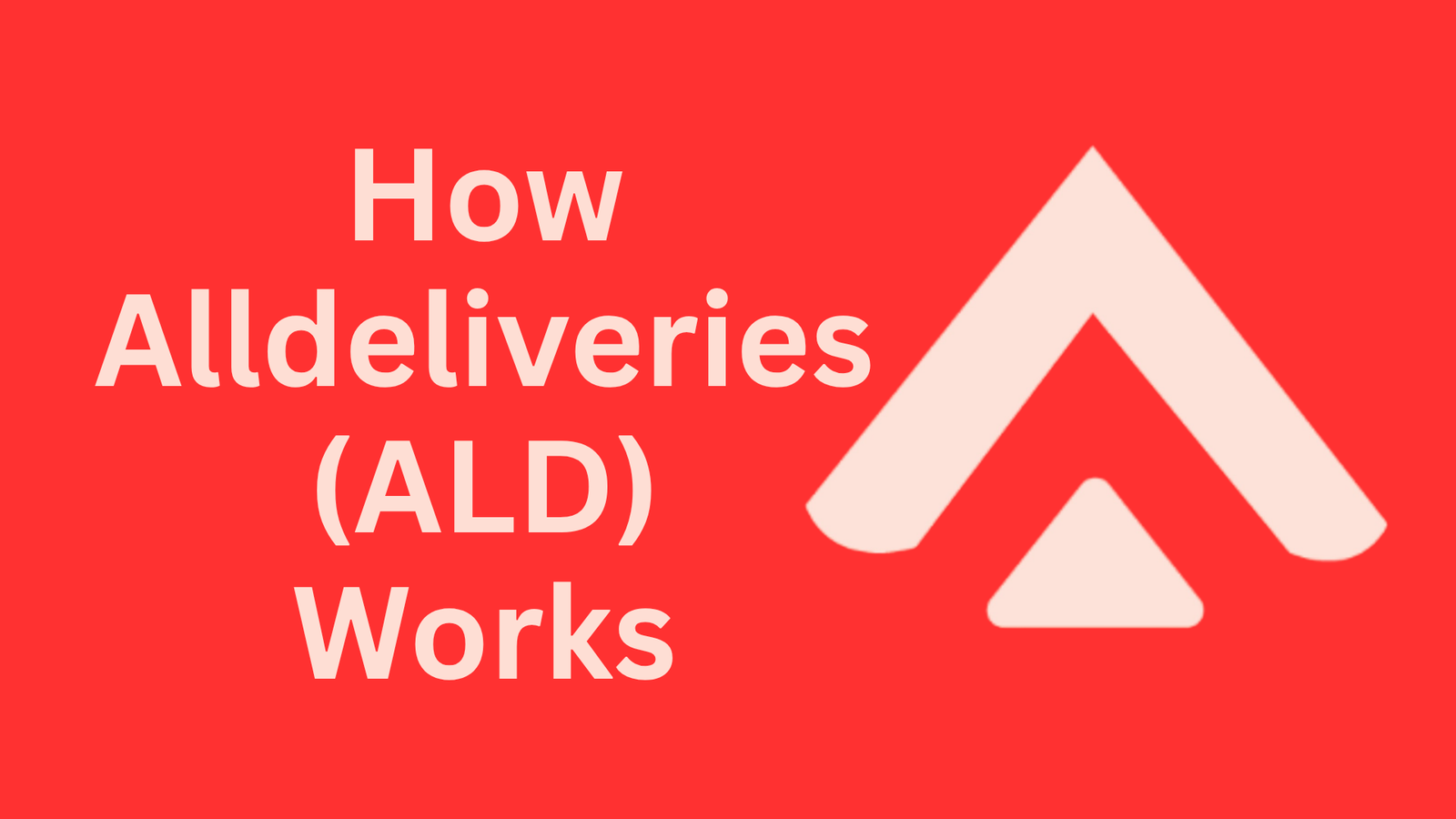 How Alldeliveries (ALD) Works